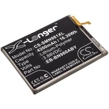 Samsung älypuhelinten Galaxy Note 20 / Galaxy Note 20 5G yhteensopiva akku 4200mAh