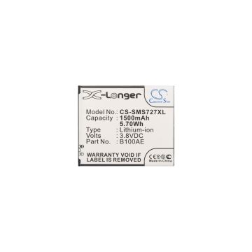 Samsung Galaxy Ace 3, Galaxy Ace 3 3G, GT-S7270L, GT-S7270, GT-S7272 yhteensopiva akku 1500 mAh 