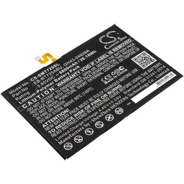 Samsung Galaxy Tab S5e, Galaxy Tab S5e 10.5, Galaxy Tab S5e 10.5 2019 akku 6800mAh