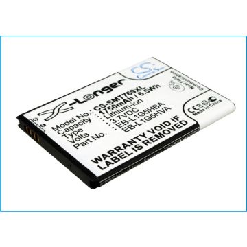 Samsung SGH-T769, Galaxy S Blaze 4G, SGH-i577 yhteensopiva akku  1750 mAh