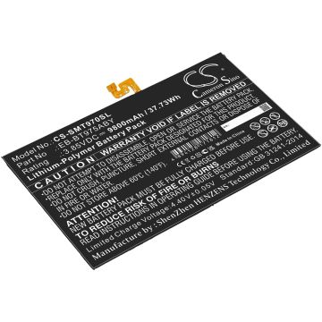 Samsung tablettien Galaxy Tab S7 Plus 12.4 / Galaxy Tab S7+ 12.4 2020 yhteensopiva akku 9800mAh