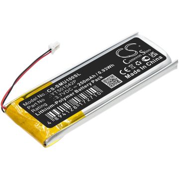 Sena langattomien kuulokkeiden 10U yhteensopiva akku 250mAh