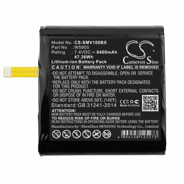 Sunmi maksupäätteen V1 yhteensopiva akku 6400mAh