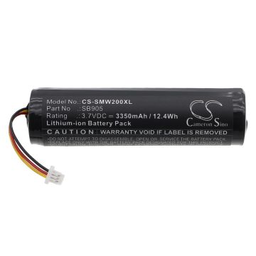 Shure lähetin / vastaanottimen MXW Handheld Transmitter / MXW2 Handheld Transmitter yhteensopiva akku 3350mAh