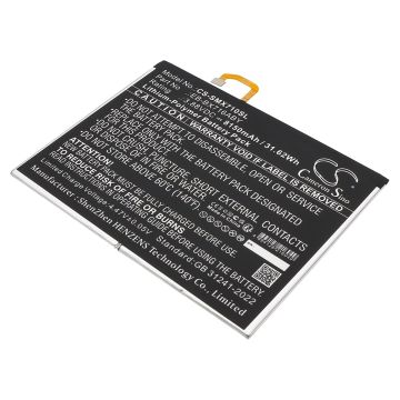 Samsung tabletin Galaxy Tab S9 / SM-X710 yhteensopiva akku 8150mAh