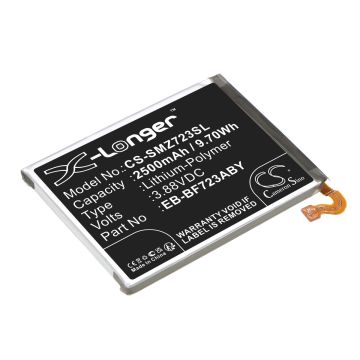 Samsung puhelimen Galaxy Z Flip 4 / SM-F721U yhteensopiva akku 2500mAh