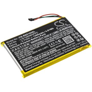 Sony nediasoittimien NWZ-Z1050 / NWZ-Z1050N yhteensopiva akku 1300mAh