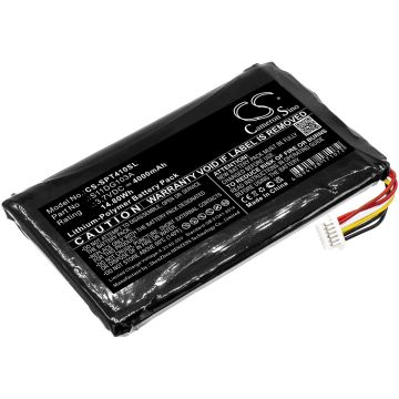 Geospatial tutkimuslaitteen T41-R01-001 yhteensopiva akku 4000mAh
