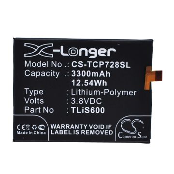 Alcatel One Touch Flash Plus, OT-7054, OT-7054T akku 3300mAh