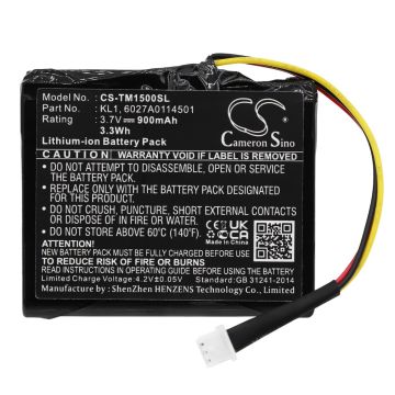 TomTom VIA 1505T akku 900 mAh
