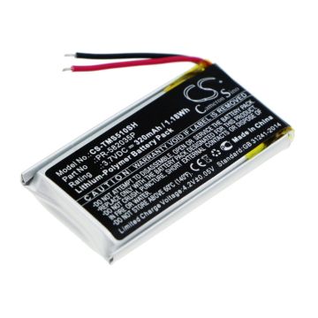 TomTom älykellojen Spark 510 yhteensopiva akku 320mAh