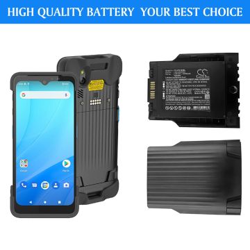 Unitech viivakoodinlukijan PA768 yhteensopiva akku 5100mAh