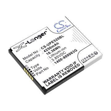 Unitech viivakoodinlukijan EA520 yhteensopiva akku 4250mAh