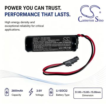 Vision Servo DVSC-TT yhteensopiva akku 2600mAh