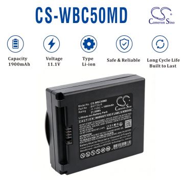 Welch-Allyn lääkintälaitteen Connex Integrated Wall System yhteensopiva akku 1900mAh