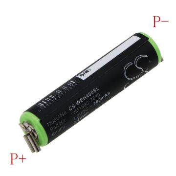 Wella parranajokoneiden / shaverien Bella / Chromini yhteensopiva akku 700mAh