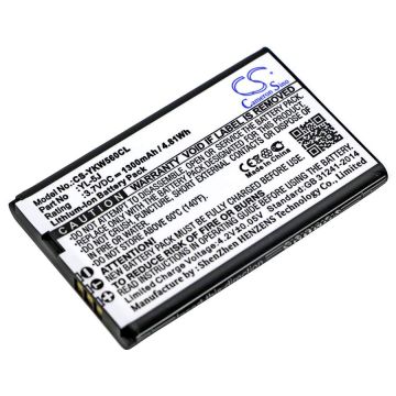 Yealink One Talk IP DECT, W56H, W56h/p akku 1300mAh
