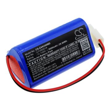 Zondan lääketieteellisen laitteen Apollo N3 yhteensopiva akku 2600mAh
