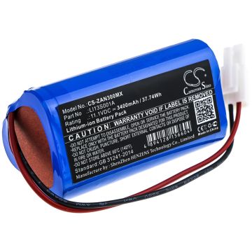 Zondan lääketieteellisen laitteen Apollo N3 yhteensopiva akku 3400mAh