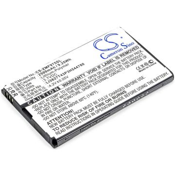 ZTE 303ZT, 305ZT, 306ZT akku 2500mAh