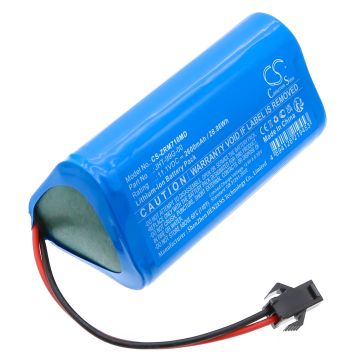 Zoncare lääketieteellisen laitteen PM-7000C / PM-7000M yhteensopiva akku 2600mAh