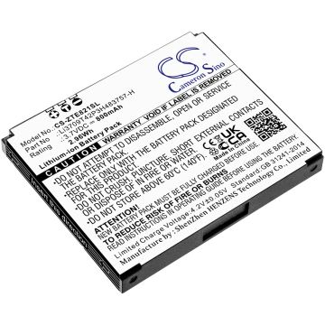 ZTE älypuhelinten E821 yhteensopiva akku 800mAh