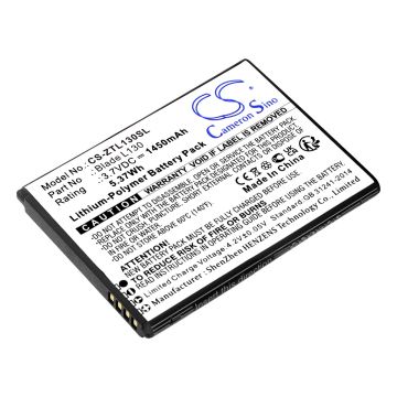 ZTE puhelimen Blade L130 / GRAND MAX yhteensopiva akku 1450mAh