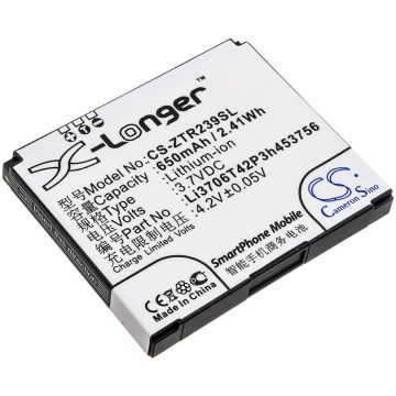 ZTE R239 akku 650mAh