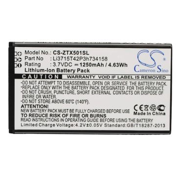 ZTE Score M, X500M akku 1250 mAh