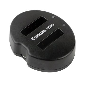 Nikon EN-EL12 yhteensopiva USB-akkulaturi kahdelle akulle