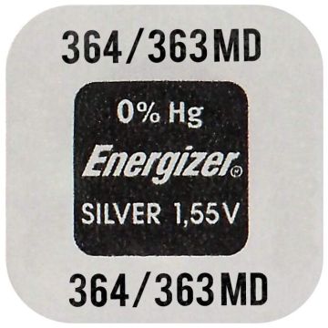 Energizer Silver Mini Nappiparisto 364 / 363 / G1 / SR621SW