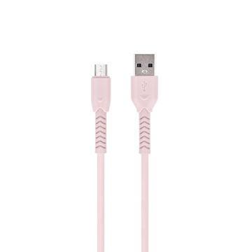 Maxlife MXUC-04 USB -  micro-USB Kaapeli 1m 3A - Pinkki