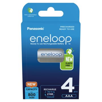 Panasonic Eneloop R03 / AAA BK-4MCDE/4BE Akkuparisto 800 mAh - 4kpl