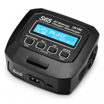 SkyRC S65 Laturi verkkovirtaan 65W 6A - Lipo - Life jne akuille