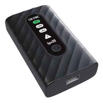 SkyRC Type35 USB-C PD -laturi 2–4S LiPo, LiHV, LiFe 35 W