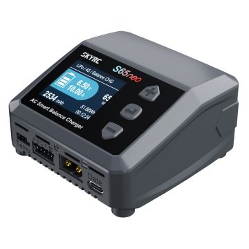 SkyRC S65neo laturi verkkovirtaan 65 W 10 A – LiPo, LiFe, Li-ion, LiHV, NiMH, Pb