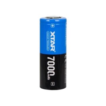 XTAR 26650 Akku suojapiirillä 7000 mAh