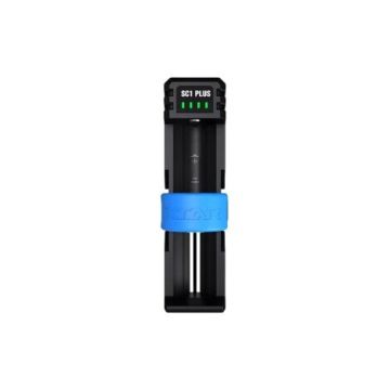 XTAR SC1+ USB-C laturi Li-ion-kennoille, 2 A pikalataus