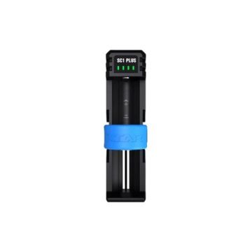 XTAR SC1+ USB-C laturi Li-ion-kennoille, 2 A pikalataus