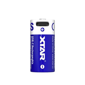 XTAR 16340 Akku suojapiirillä 900 mAh, USB-C-latauksella