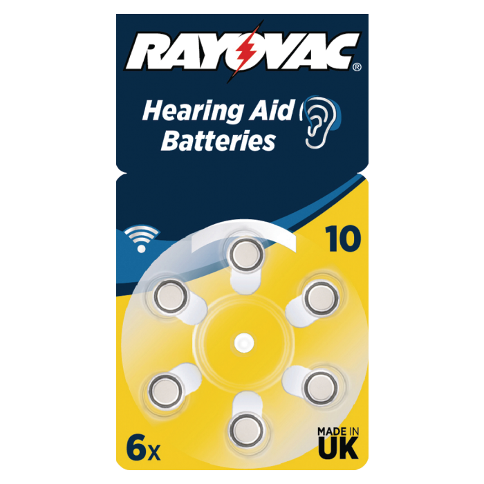 Rayovac Extra Advanced 10 / PR70 Kuulokojeparisto, 6-kpl
