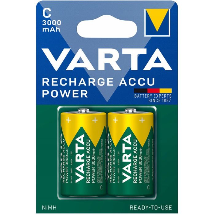 Varta Ready2Use C / R14 ladattava akkuparisto 3000 mAh 2 kpl