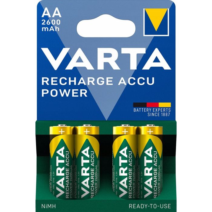 Varta Recharge Accu Power AA / R6 ladattava akkuparisto 2600 mAh 4 kpl