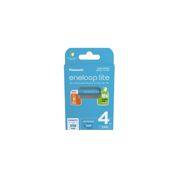 Panasonic Eneloop Lite R03/AAA Akkuparisto 550mAh - 4 kpl