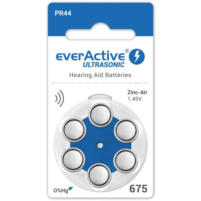 everActive 675 / PR44 / ZA675 kuulokojeparisto 6 kpl