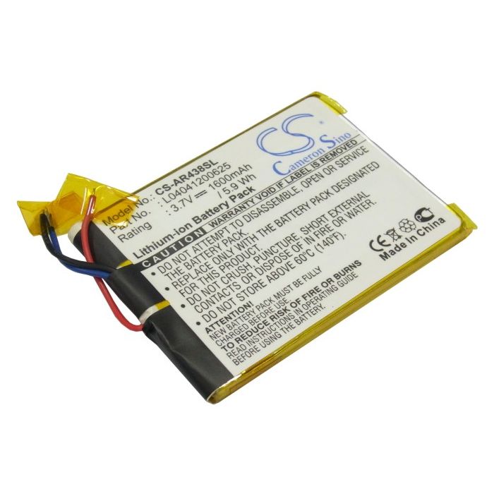 Archos 43 Internet Tablet, 8300, A43IT MP3-Soittimen Akku
