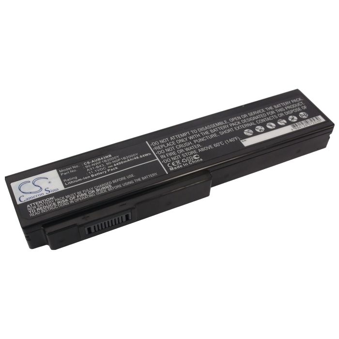 Asus B43 akku 4400mAh / 48.84Wh mAh - Musta