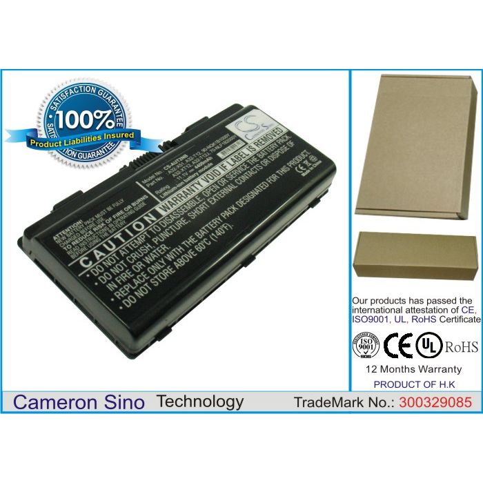 Asus T12Er, X51RL, T12Jg, T12C, X51L, T12Ug, T12Fg, T12, X51H, X51R, T12Mg, T12Mg, T12Ug akku 4400 mAh Asus T12Er, X51RL, T12Jg, T12C, X51L, T12Ug, T12Fg, T12, X51H, X51R, T12Mg, T12Mg, T12Ug akku 4400 mAh