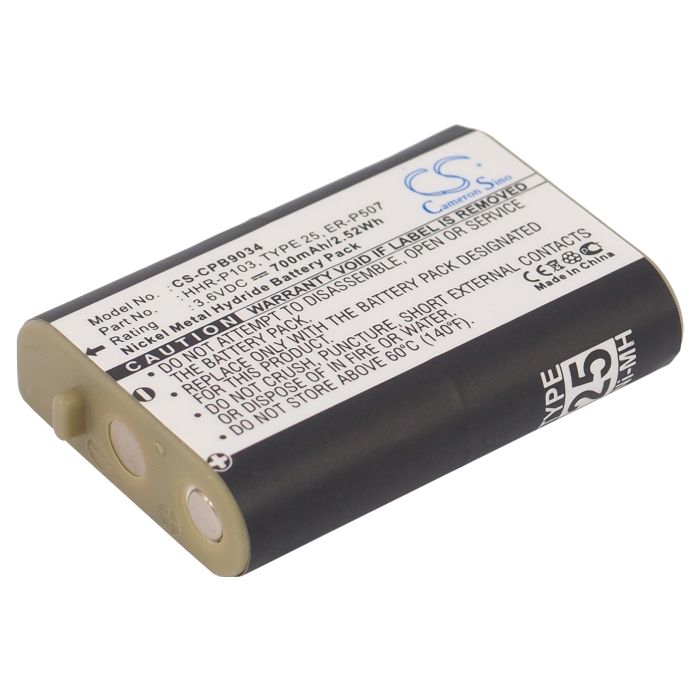 Panasonic KX-GA271W, KXTD7680, KX-TD7680 Langaton puheline Akku