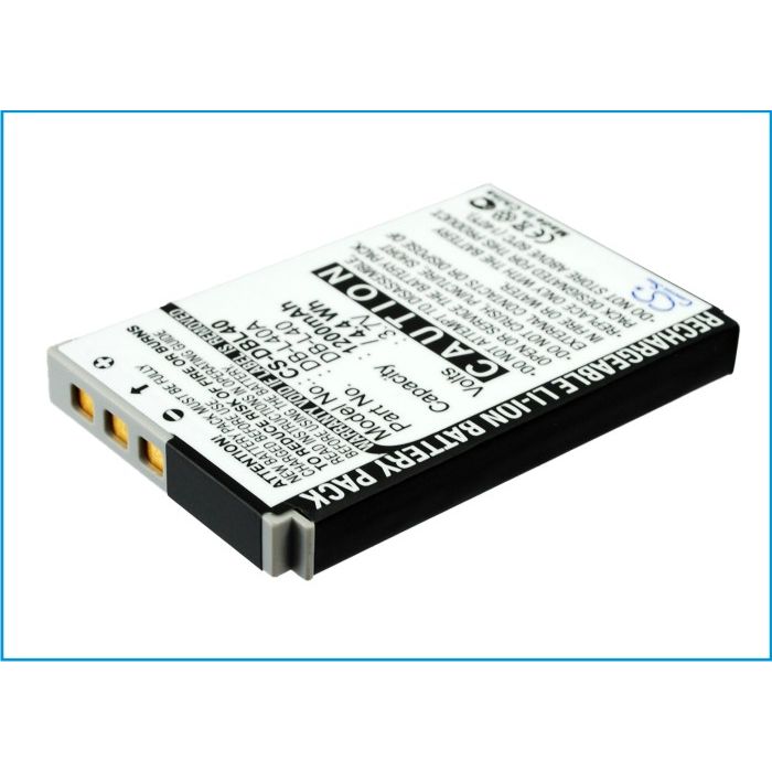Sanyo DB-L40, DB-L40A, DB-L40AU yhteensopiva akku 1200 mAh Sanyo DB-L40, DB-L40A, DB-L40AU yhteensopiva akku 1200 mAh